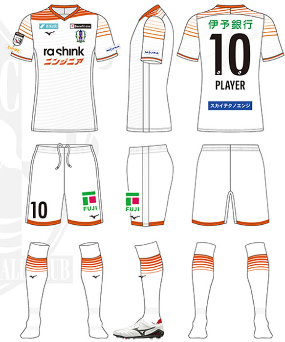 愛媛FC、2022新ユニフォームを発表！イメージは「瀬戸内海と白い雲」｜写真4