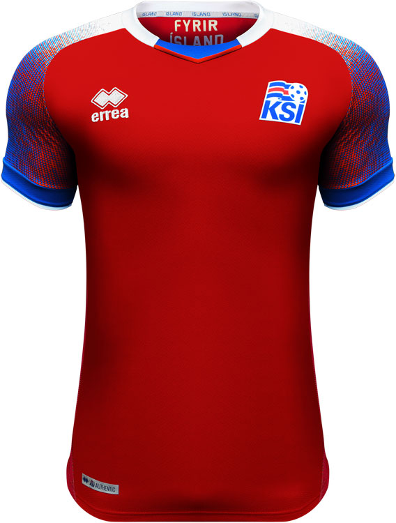 アイスランド代表、W杯ユニフォームを発表！コンセプトは「氷・溶岩・水」｜写真6