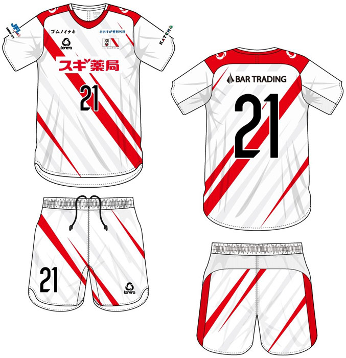 JFL昇格のFC刈谷、2021新ユニフォーム発表！「赤いタスキ」は健在｜写真4