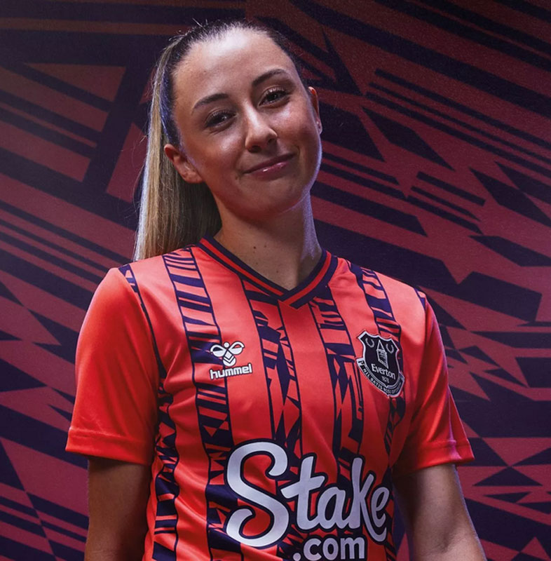 よみがえる90年代！エヴァートン、23-24新アウェイユニは日本の「NEC」胸ロゴ時代が“主役”に｜写真7