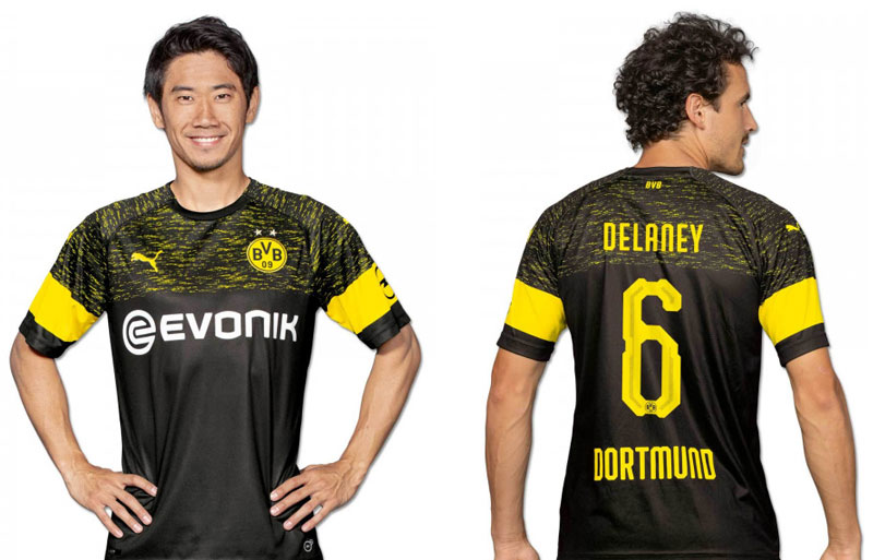 香川のドルトムント、2018-19新アウェイユニフォームを発表！背番号も掲載｜写真5