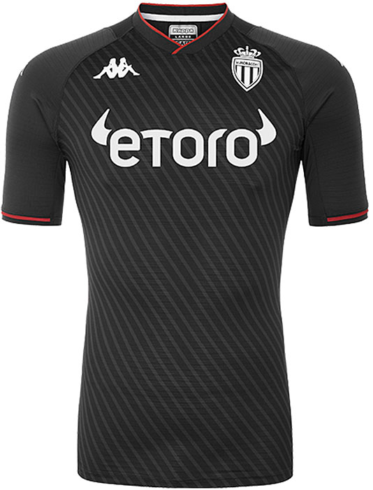 モナコ、21-22新ユニフォーム！デザインは角度「55度」｜写真4