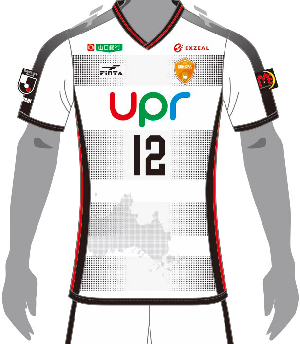 レノファ山口、2019新ユニフォームを発表！「山口県」のシルエットをプリント｜写真4