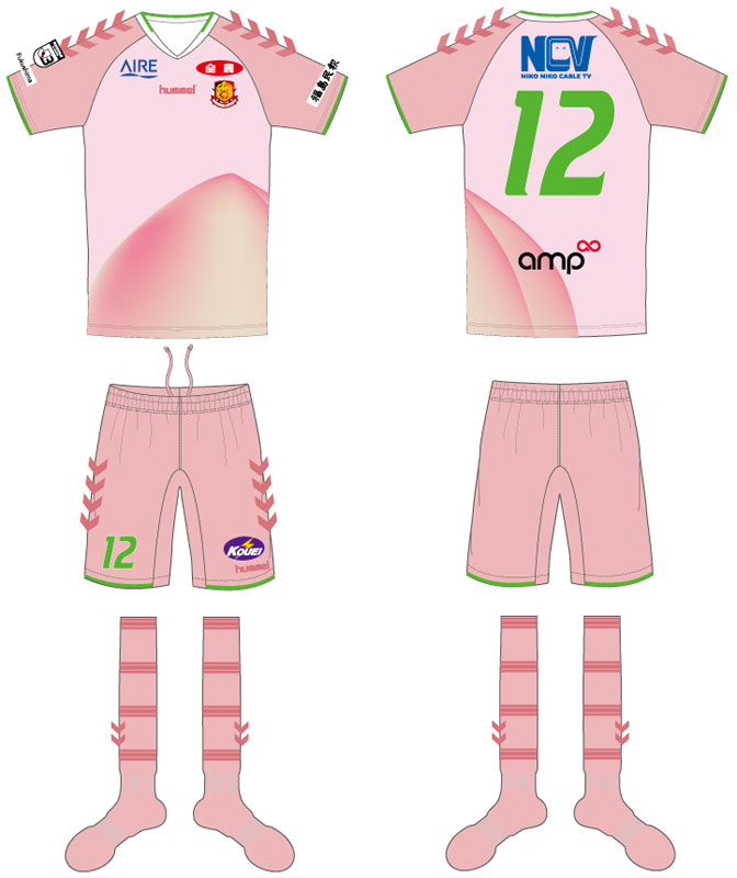 福島ユナイテッド、風評払拭を願う「桃のユニフォーム」を今年も発表！ ｜写真3