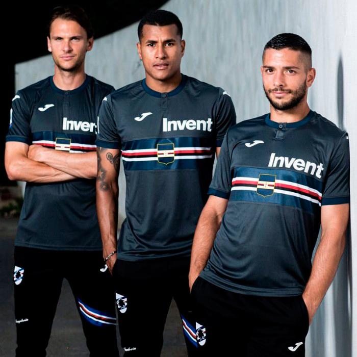 吉田麻也の新天地、今季のサンプドリア「美しいユニフォーム」を見る｜写真7