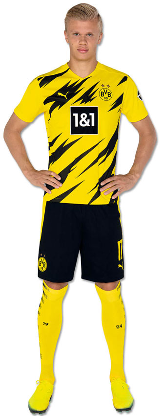 ドルトムント、2020-21新ユニフォーム発表！胸には「NEWスポンサー」｜写真4