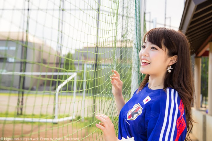 【美学生図鑑×Qoly】ユニフォーム美女特集Vol.3 ―八幡美咲さん@早稲田大学2年生｜写真3