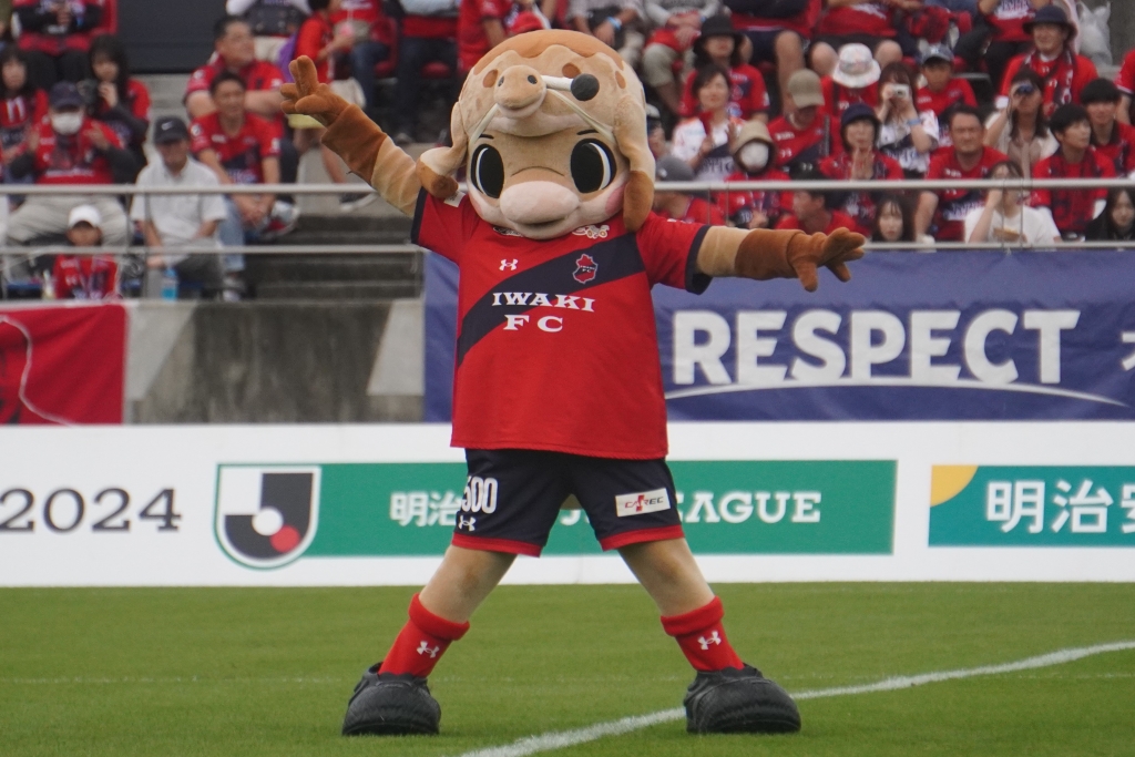 いわきFCの動けるかわいいマスコット！Qoly編集部が撮影したハーマー＆ドリーの写真を公開｜写真9