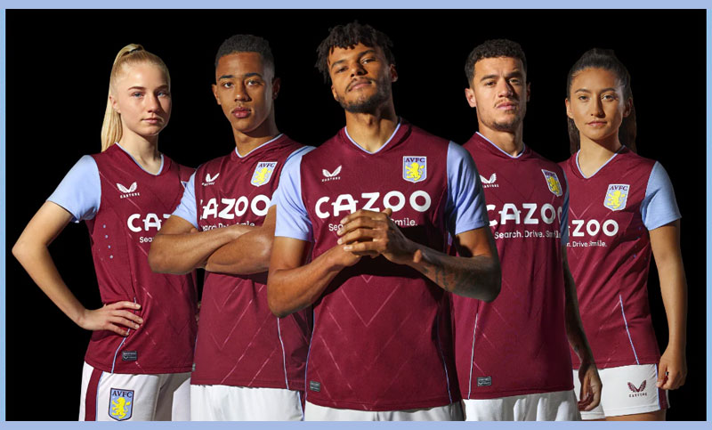 新サプライヤーは「CASTORE」に！アストン・ヴィラが2022-23新ユニフォームを発表｜写真9