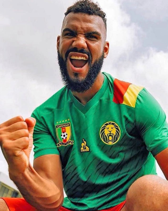 全身にライオンの爪痕！カメルーン代表、2022新ユニフォームを発表｜写真3