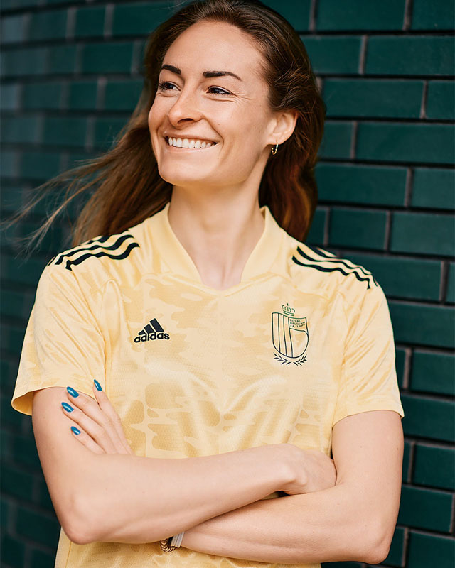 ベルギー女子代表、2022新ユニフォーム発表！デザイン初の「オリジナル」｜写真5