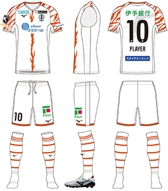 愛媛FC、2021新ユニフォームを発表！デザインは「未来への一本道」｜写真5