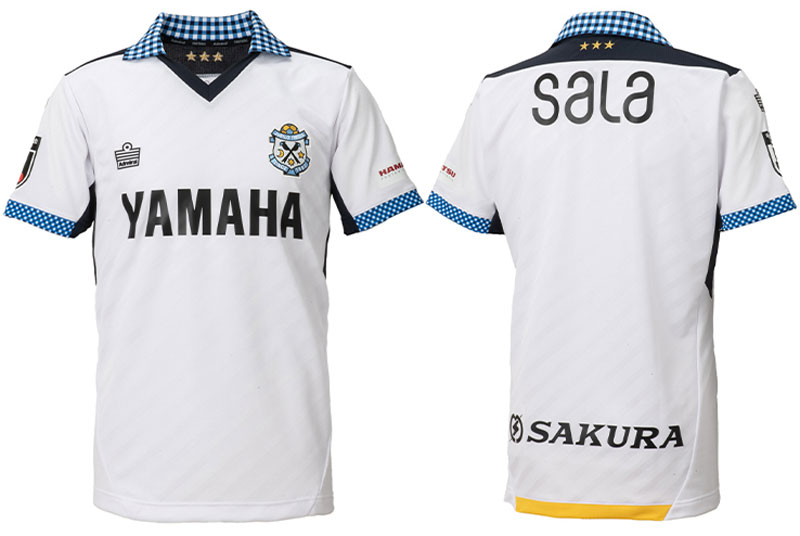 ジュビロ磐田が2024新ユニフォームを発表！遠州縞とギンガムチェックの「日英ハイブリッドデザイン」｜写真4