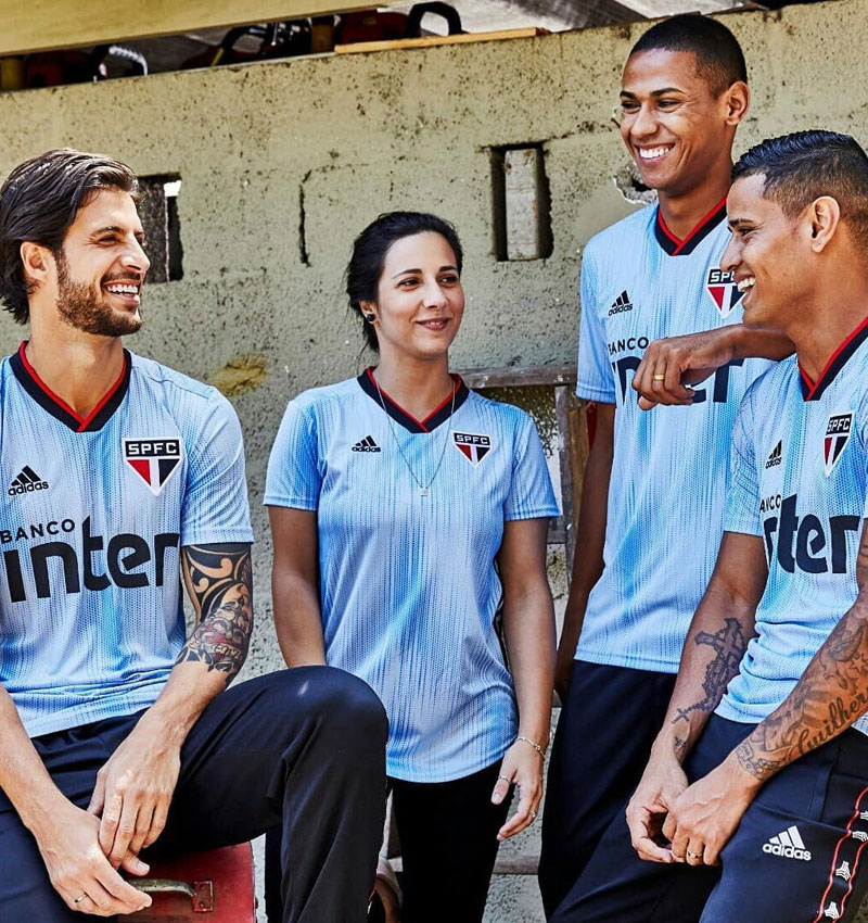 名門サンパウロ、2019-20新ユニフォーム登場！サードの色は「ウルグアイ」｜写真6