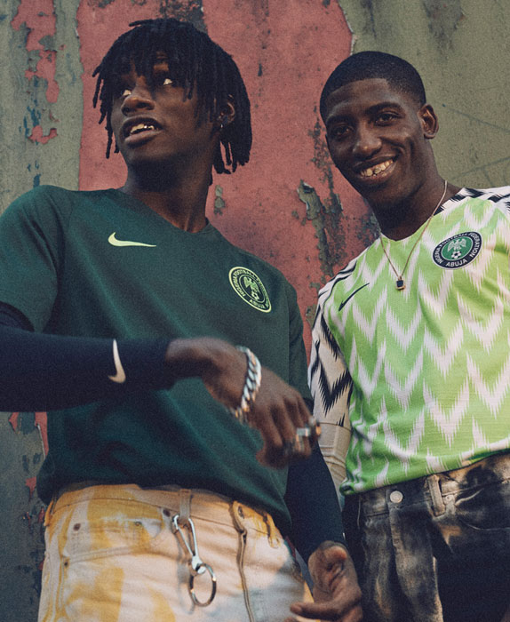 ナイジェリア代表、W杯ユニフォームを発表！ホームは「1994」へのオマージュ｜写真6