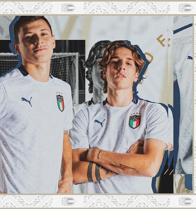 イタリア代表、EURO2020に向けた新アウェイユニフォームを発表！｜写真5