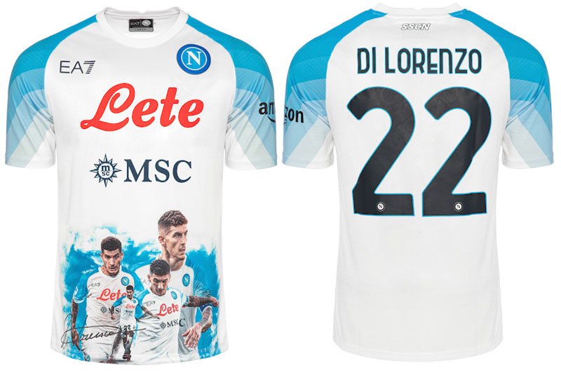 ナポリ、セリエA優勝記念「顔ユニ」を限定発売！早くも“完売”となった選手はだれ？｜写真3