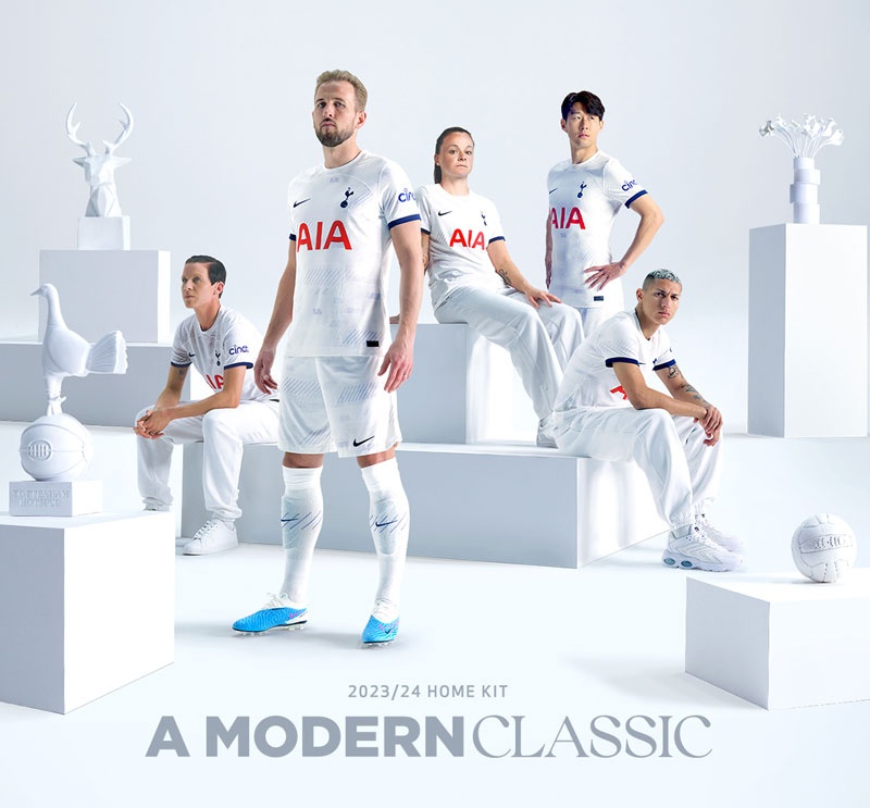 トッテナムが23-24新ユニフォーム発表！「シンプルだけど非常に面白い」デザインの意味とは｜写真6