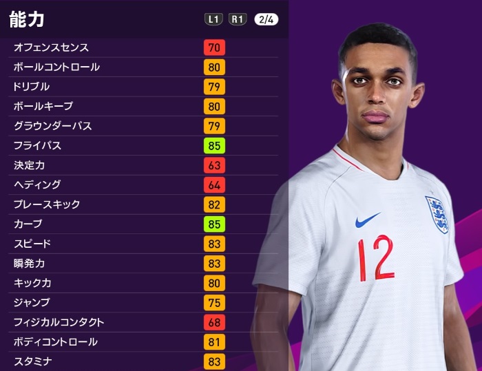 ウイイレで比較！リヴァプール対シティで鍵を握りそうな「イングランド代表」｜写真14