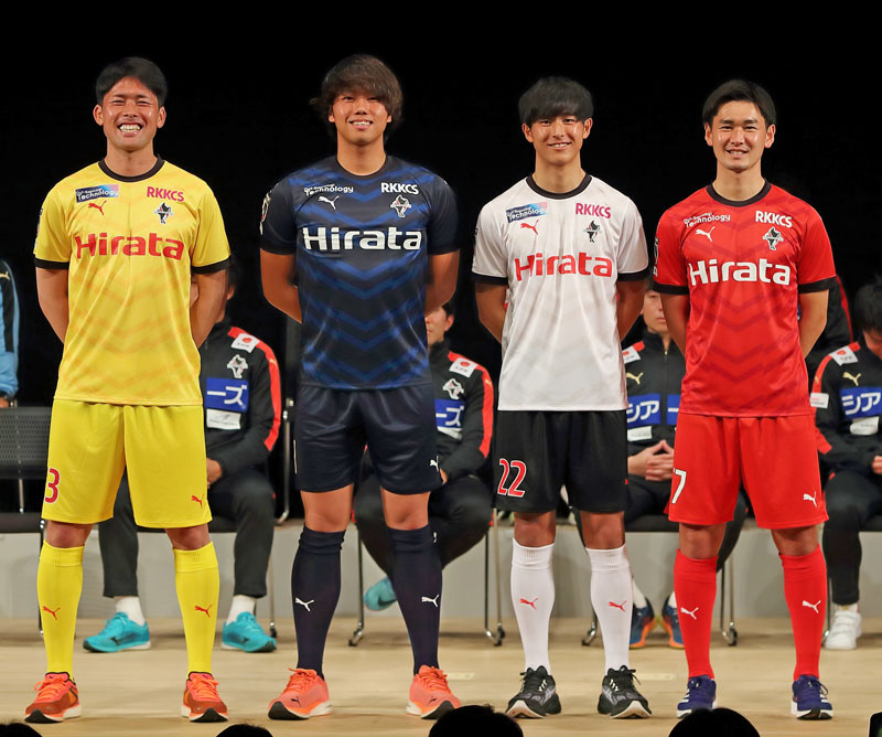 ロアッソ熊本、2023新ユニフォーム発表！J1昇格への「ゆるぎない意志」を表現｜写真5