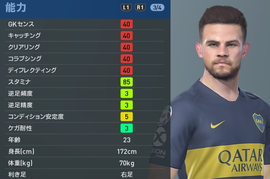 ウルグアイの有名選手たち、 『ウイイレ2019』での能力はこんな感じ｜写真27