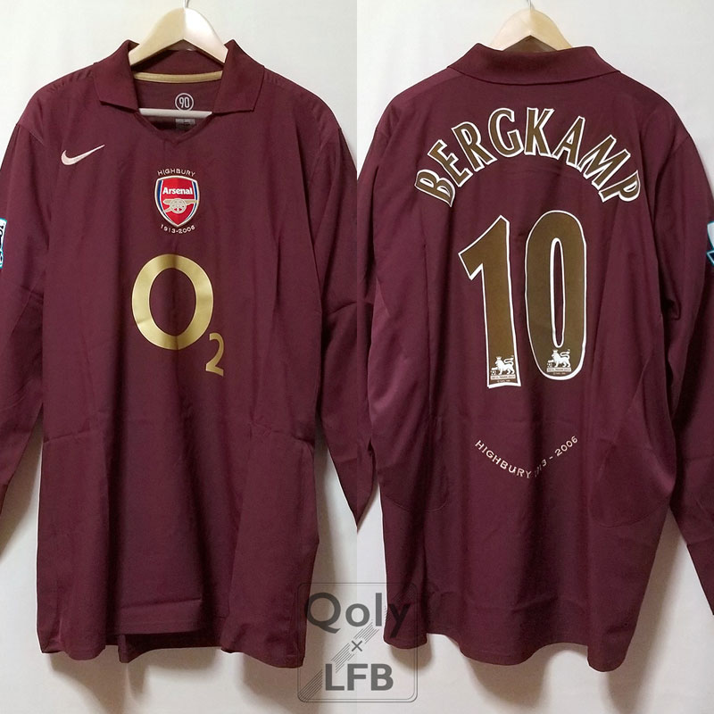 ベルカンプ、ハイバリーと共に去る！アーセナル「2005-06ホーム」ユニフォーム｜写真6