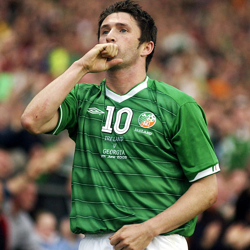 引退のロビー・キーンを「傑作揃いのアイルランド代表ユニフォーム」で振り返る｜写真2