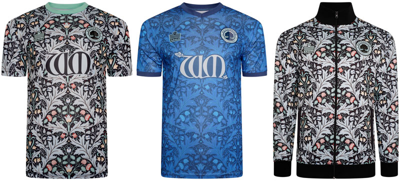 至高の芸術！英セミプロチームが『ウィリアム・モリス』とコラボの美しきユニフォーム、どこで買える？｜写真9