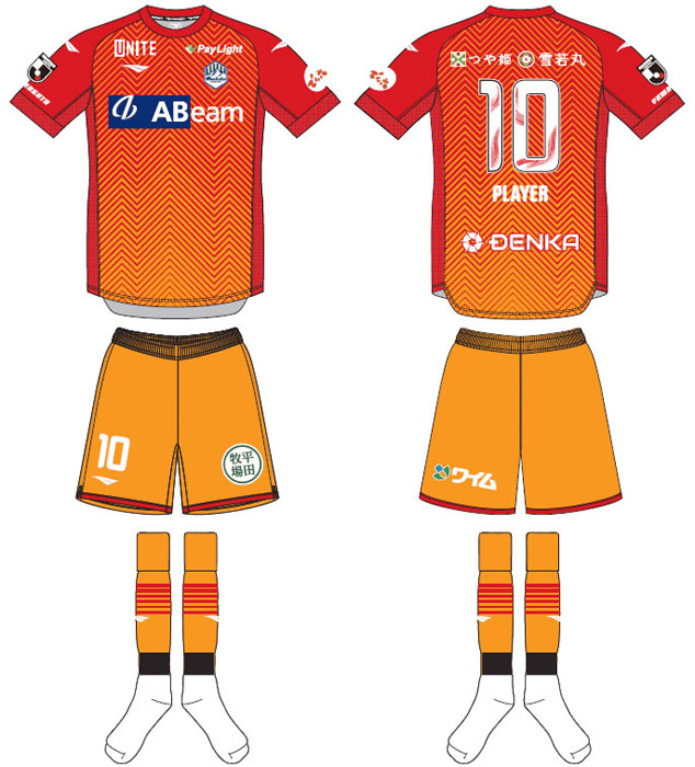 モンテディオ山形が2024新ユニフォームを発表！伝統のキットカラーで描く「雪国デザイン」｜写真5