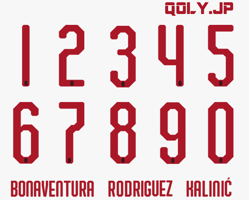 ACミラン、2018-19新アウェイユニフォームを発表！新しいネームナンバーも掲載｜写真7