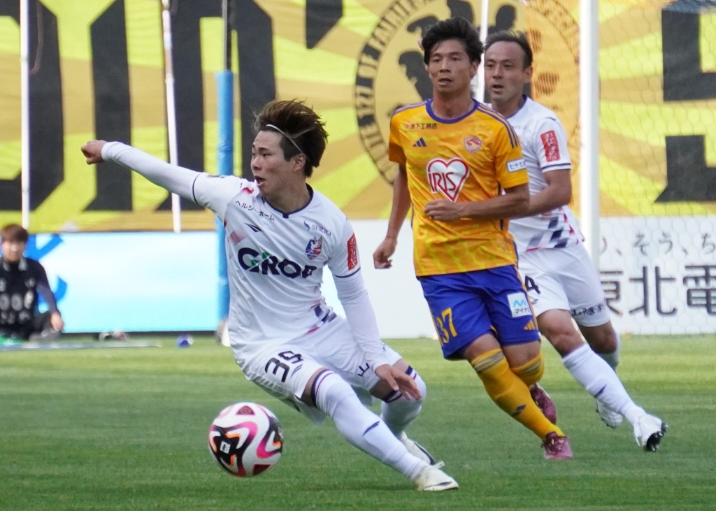 リーグ初得点のファジアーノ岡山MF早川隼平！パリ五輪世代に刺激を受け、ロス五輪に向け闘志｜写真3