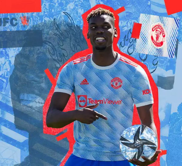 マンチェスター・ユナイテッド、21-22新アウェイユニフォーム発表！デザインは「雪ユニ」｜写真5