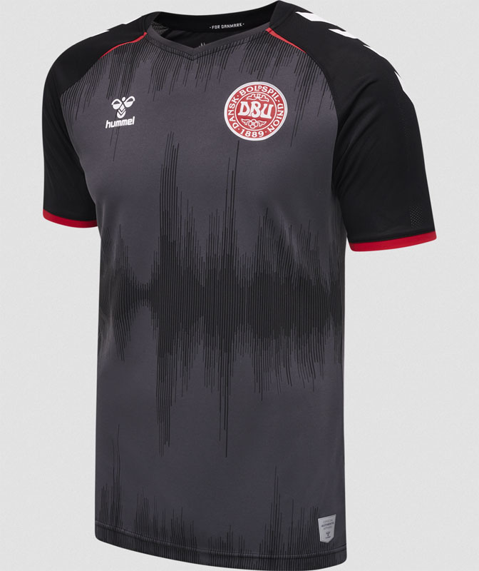 デンマーク代表、EURO2020新ユニフォーム発表！スタジアムの「歌声」を描く｜写真6