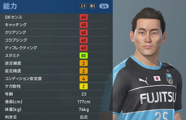 中島翔哉や鈴木優磨ら、「ウイイレ2019」での能力はこんな感じ｜写真7