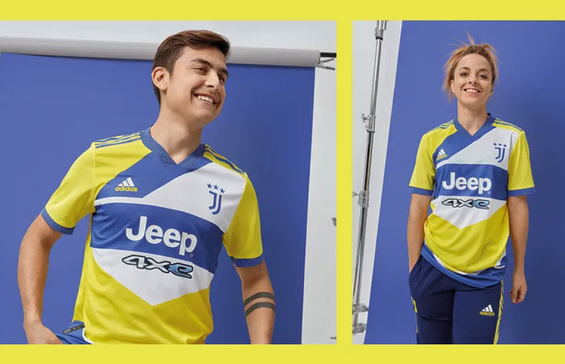 ユヴェントス、21-22新サードユニフォーム！受け継がれる「90年代の精神」を表現｜写真4