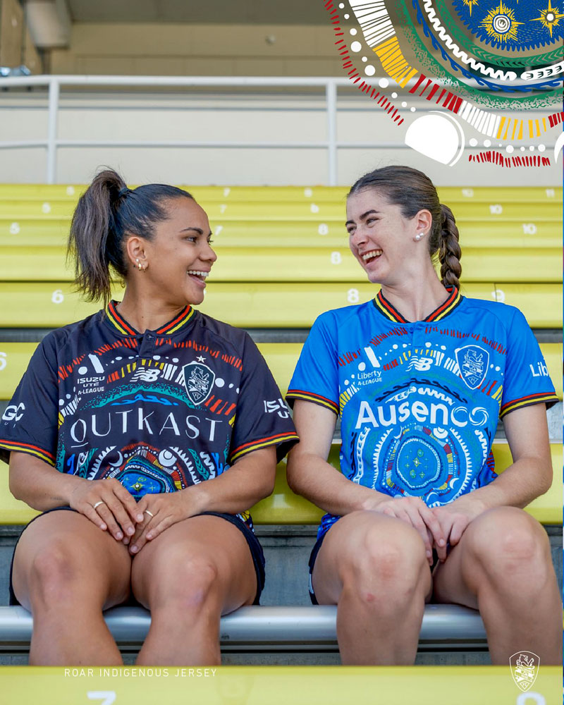 民族問題を軽視するな！豪1部ブリスベン、問題提起の「先住民族ユニフォーム」がカラフルで美しい｜写真5