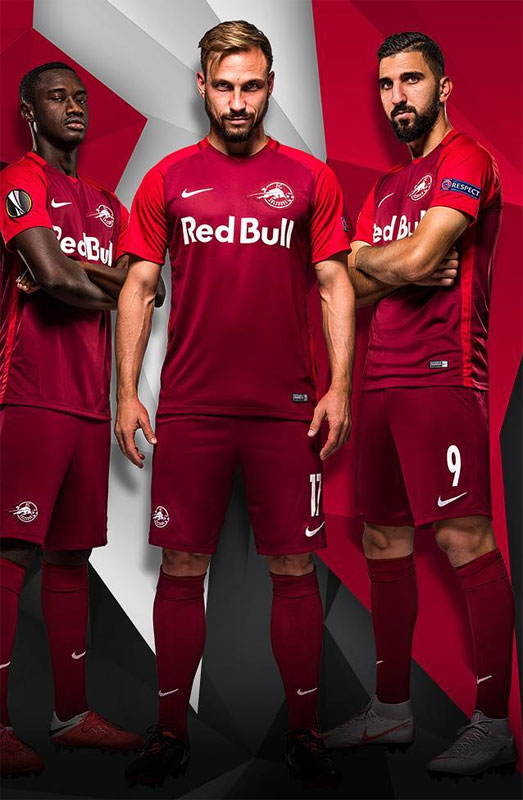 南野のザルツブルク、2018-19ELユニフォームを発表！初戦はレッドブルダービー｜写真5