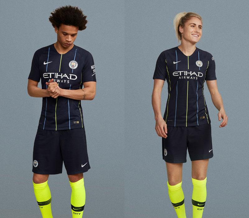 マンチェスター・シティ、2018-19アウェイユニフォームを発表！色は「98-99」｜写真6