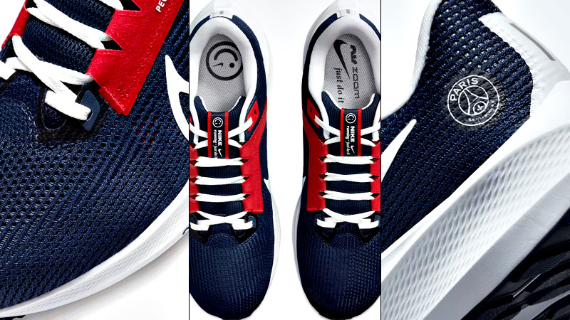 PSG×NIKE『ペガサス40』コラボシューズが登場！ユニ色のトリコロールがおしゃれすぎる｜写真6
