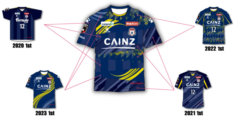 渾身のマッシュアップ！ザスパクサツ群馬が「KELMEスペシャル」な限定ユニフォーム発表｜写真3