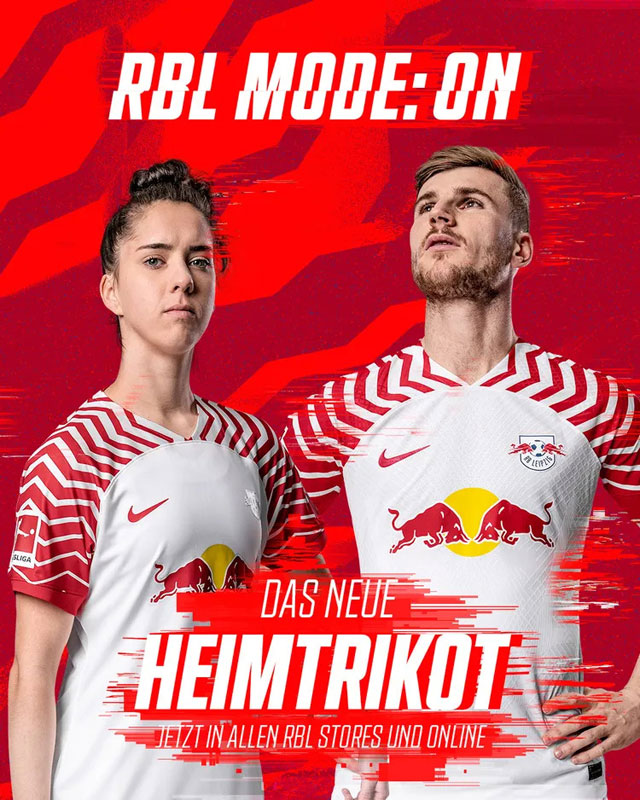 “赤袖”が復活！RBライプツィヒ、23-24新ユニは上昇志向を表現した「気合のデザイン」｜写真7