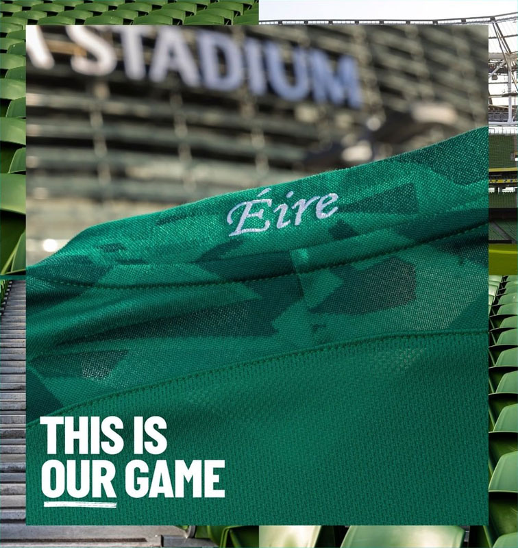 アイルランド代表、2022新ユニフォームを発表！デザインは「国の風景」｜写真3