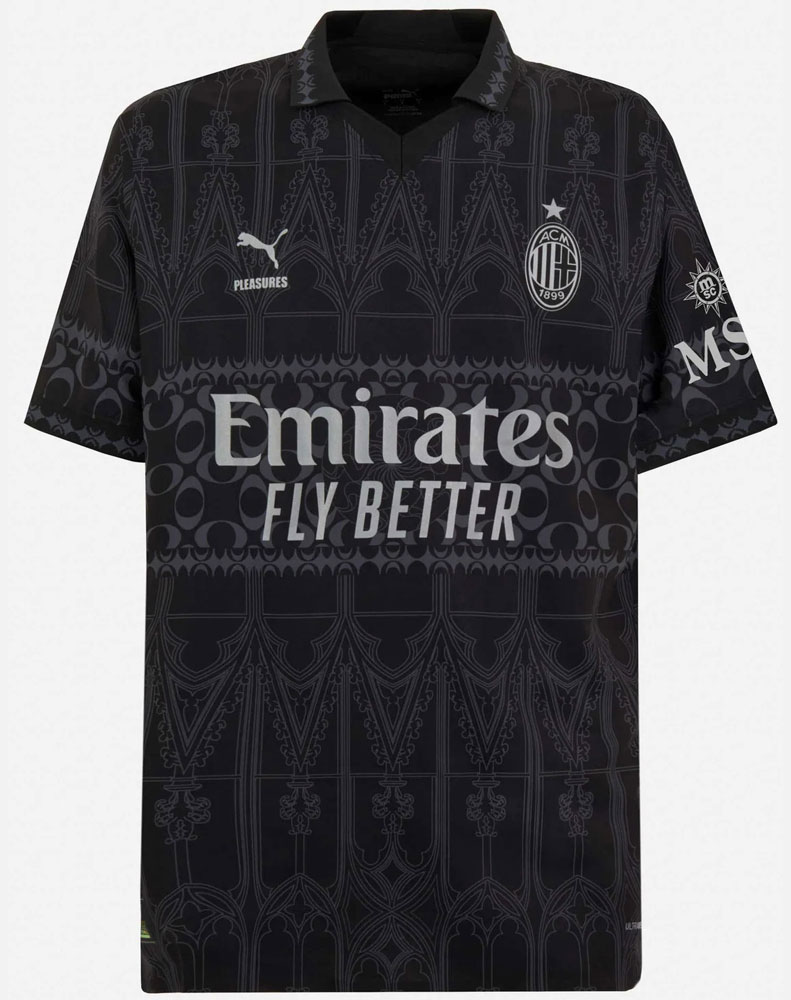 荘厳で美しい！ミランがLAファッションブランド『PLEASURES』とコラボの新ユニフォームを発表｜写真5