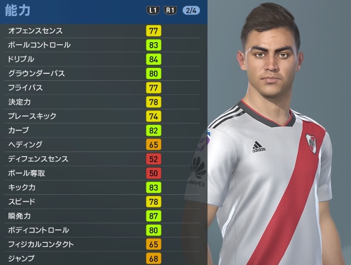 ボカvsリーベル！有名選手たちの能力を「ウイイレ2019」で比較してみた｜写真10