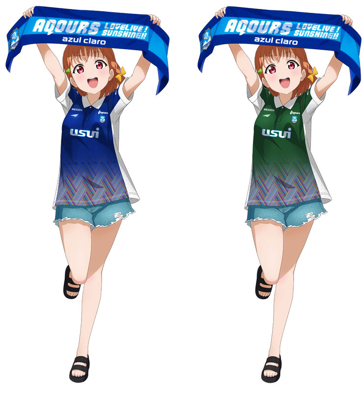 『アスルクラロ沼津×ラブライブ！サンシャイン！！』限定ユニが今年も登場！“メンバーカラー”で華やかに彩るぞ｜写真5
