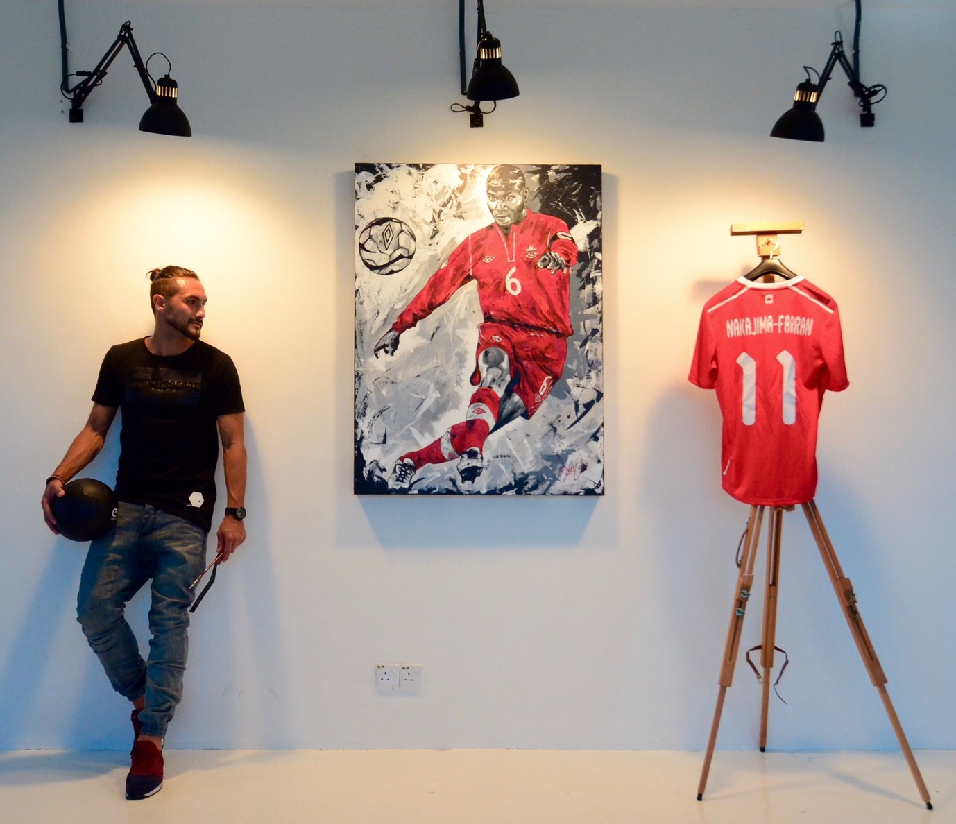 中島ファラン、サッカー選手兼アーティストという一生｜写真11