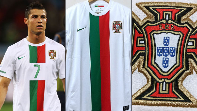 ポルトガル代表、“歴史を着る”国旗ストライプ！今こそ推したい「懐かしユニフォーム」｜写真7