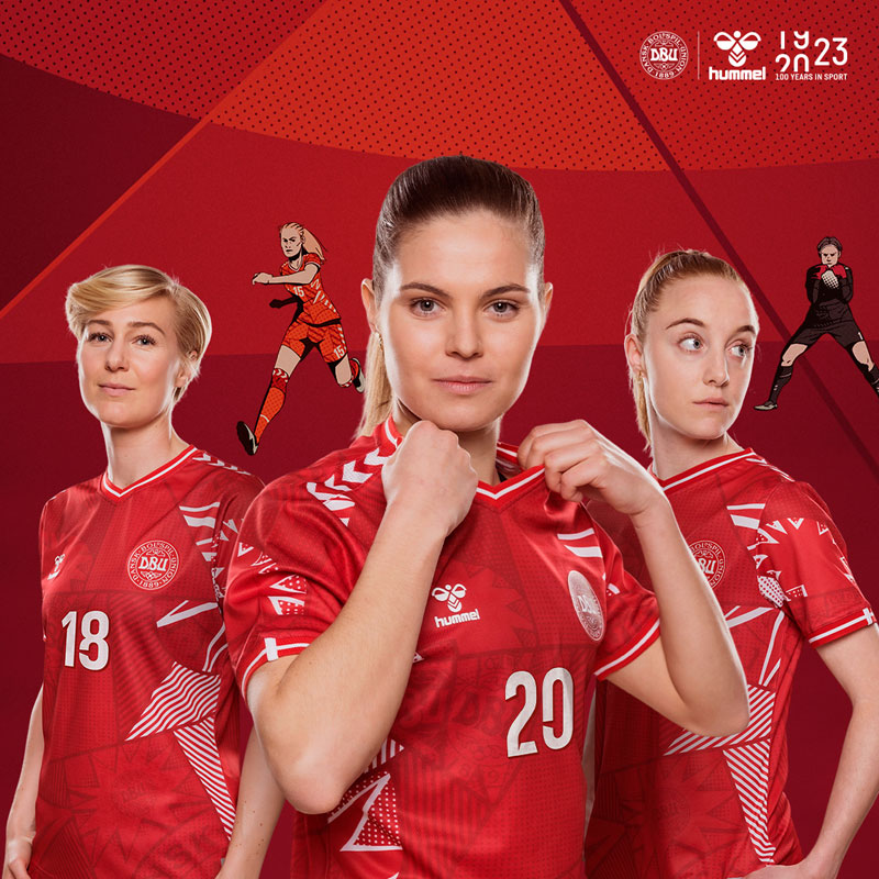 まさかのマンガ風！デンマーク女子代表のW杯新ユニは“サブカル感”がすごい｜写真8