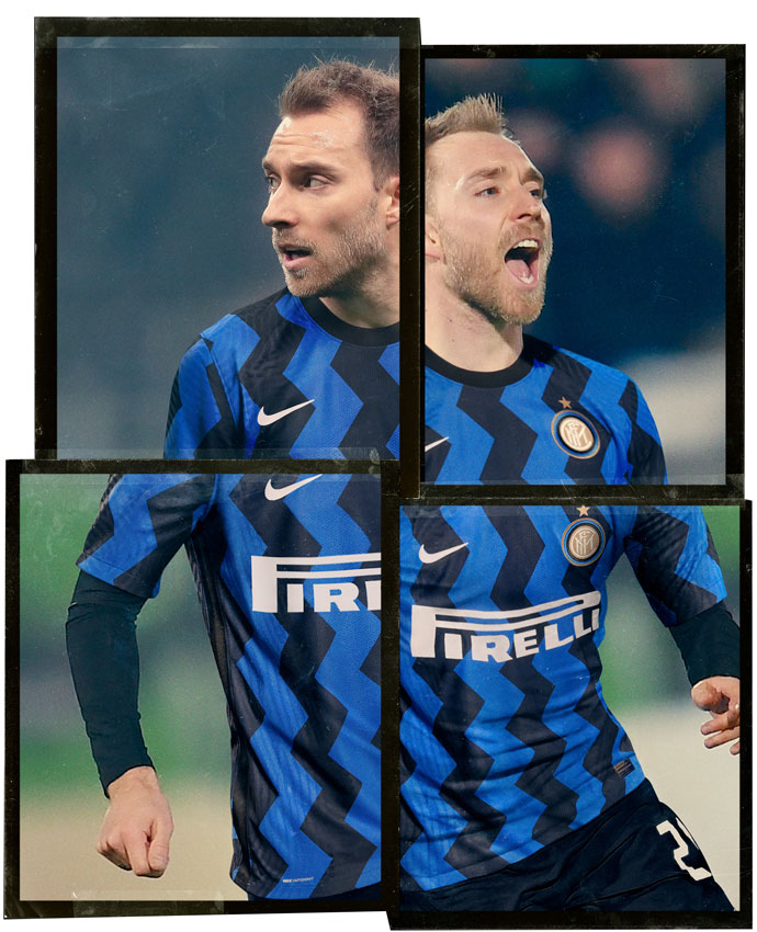 インテル、2020-21新ユニフォーム発表！驚愕の「くねくねストライプ」に｜写真3