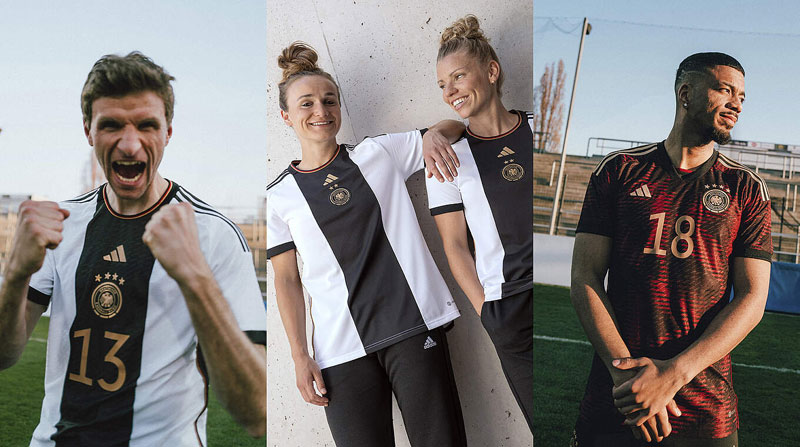 日本とも対戦！ドイツ代表、カタールW杯に向けた2022新ユニフォームを発表｜写真14
